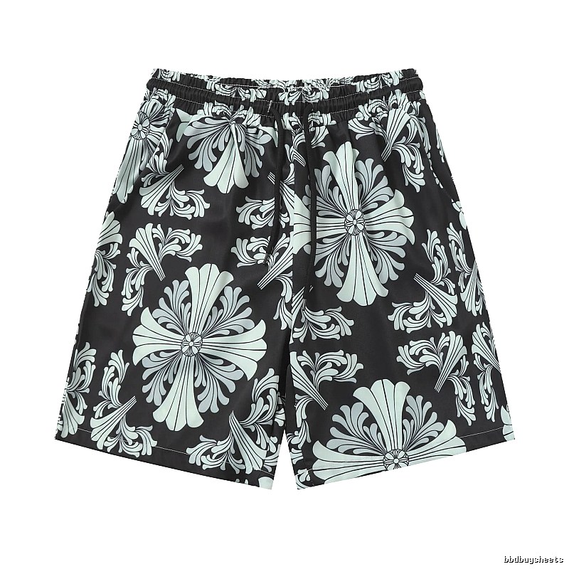 Shorts Styling Black Floral Button Shirt Resort Wear