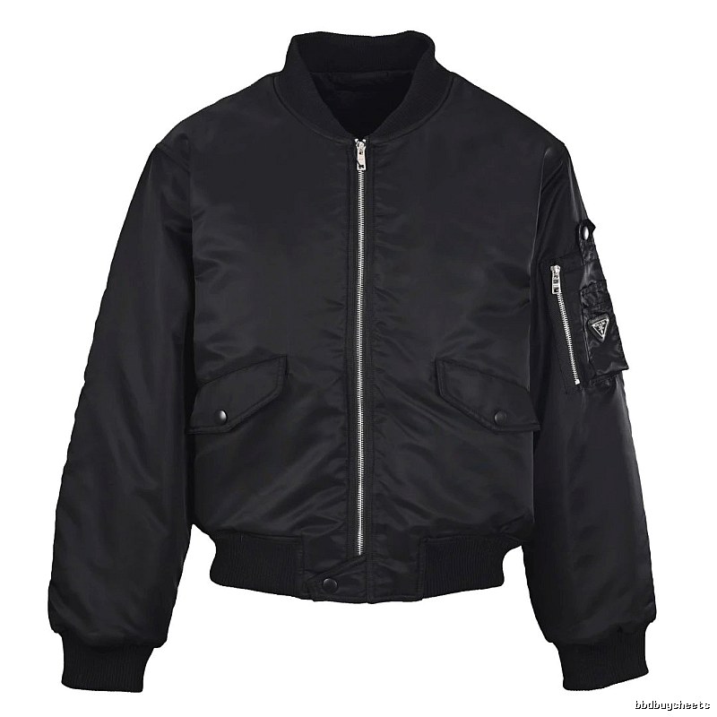 Sleeve Zip Pocket Utility Bomber Jacket by C.P. - Winter
