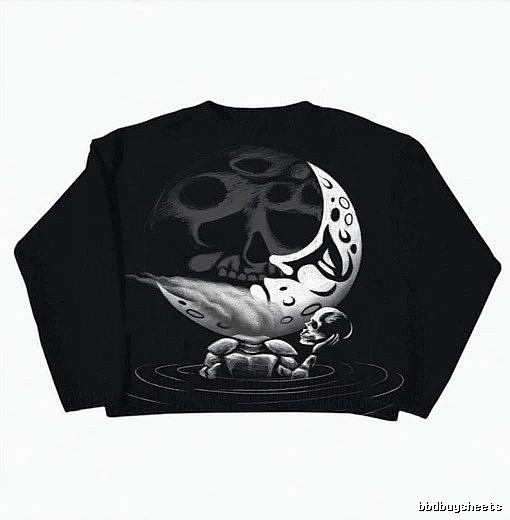 Sport Anime graphic sweater Black Knit Top for Warm Weather