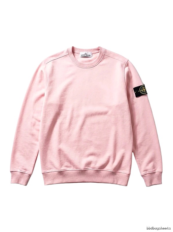 Stone Island Basic Style Simple Wind Pink Sweatshirt