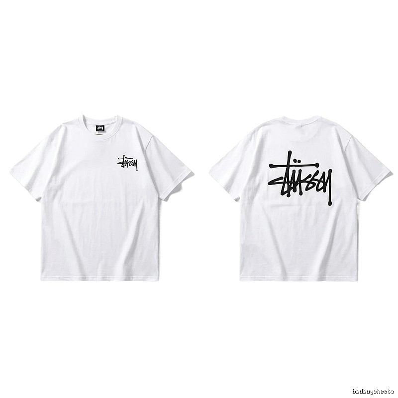 Stussy basic simple white T-shirt