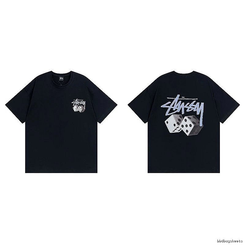 Stussy Black Spider Graphic T-Shirt Layered Outfit Logo