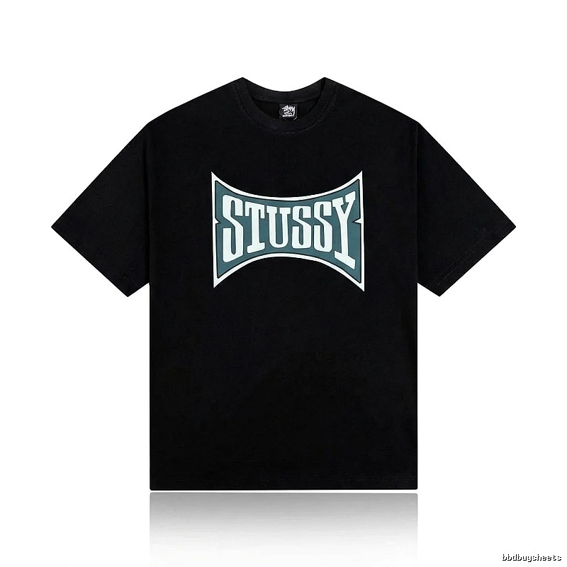 Stussy classic black T-shirt