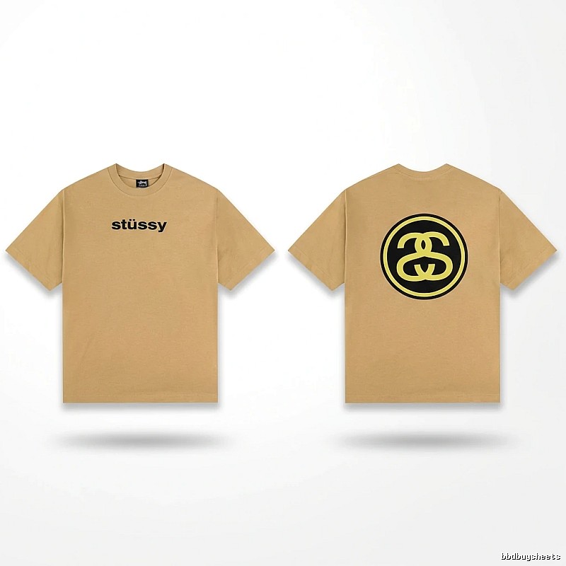 Stussy classic khaki short-sleeve