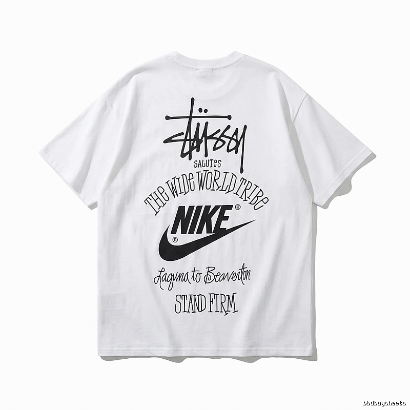 Stussy Co-branded Simple White T-shirt