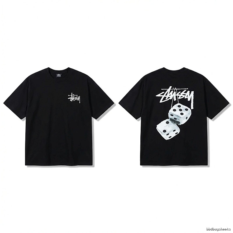 Stussy Dice Style Black T-shirt