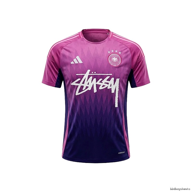 Stussy Gradient Style Pink-Purple T-shirt