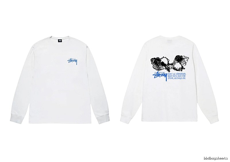 Stussy Graffiti Retro Style White T-shirt