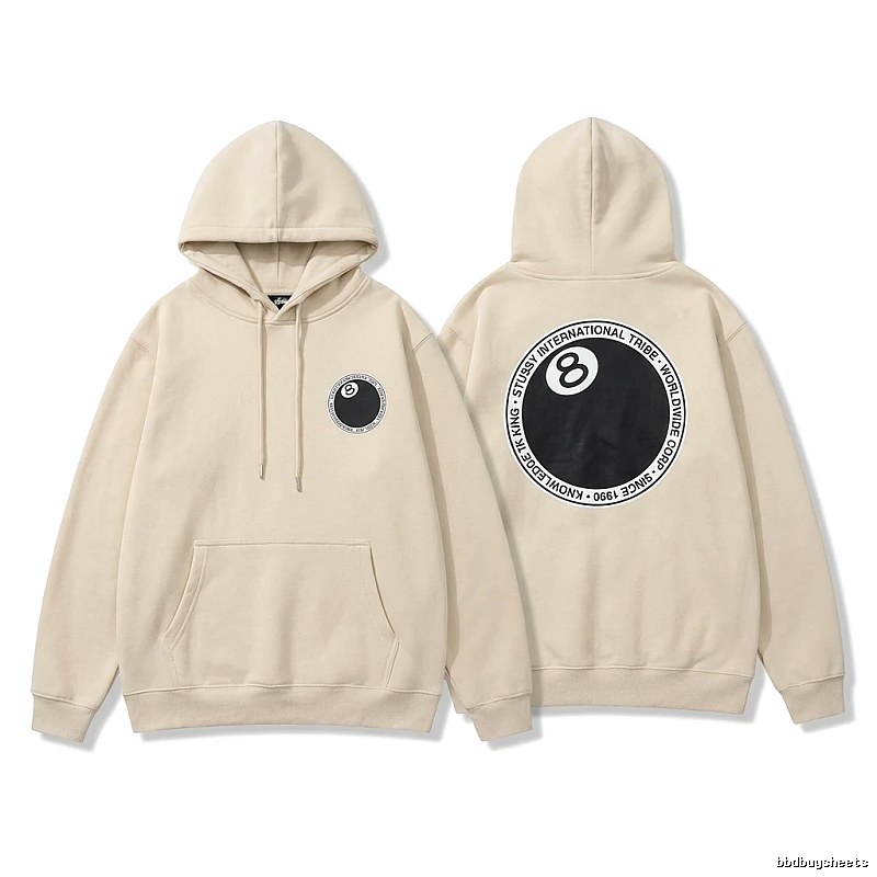 Stussy No.8 Ball Casual Style Sweatshirt