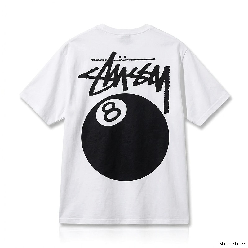 Stussy No.8 Ball White T-shirt