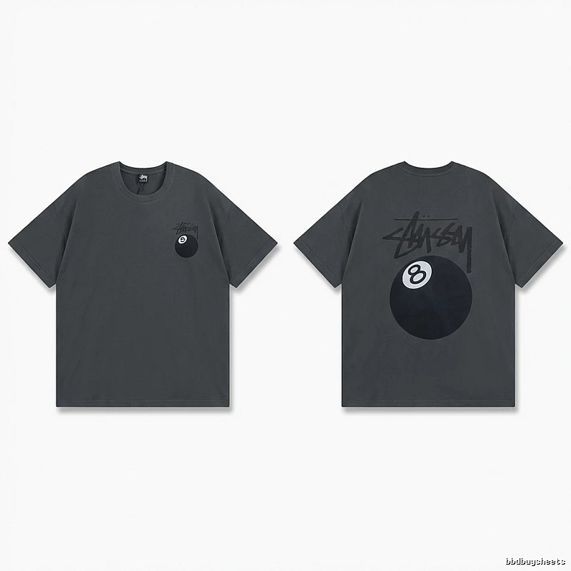 Stussy No.8 Retro Black T-shirt