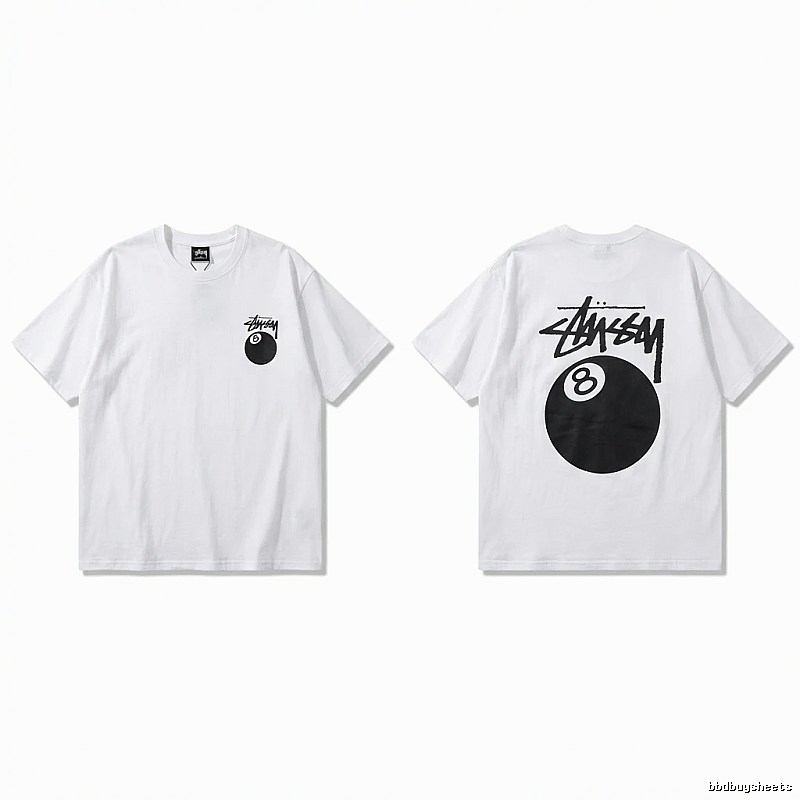 Stussy trendy style white T-shirt