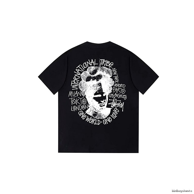 Stussy Weekend Graphic T-shirt Black White Stussy for Seasonal Looks