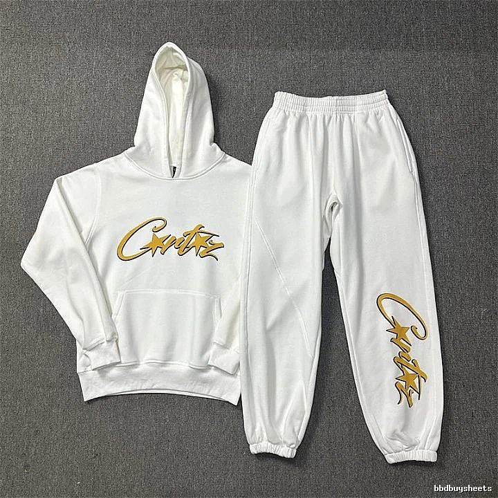 Stussy White Tracksuit Set Poolside Style Logo