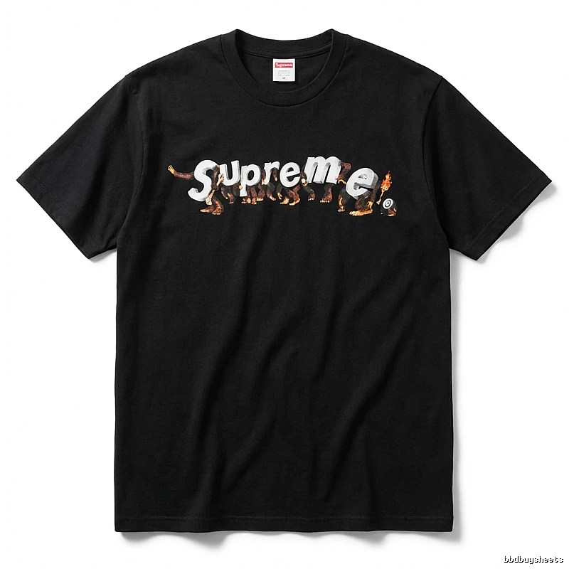 Supreme Ape Series Black T-shirt