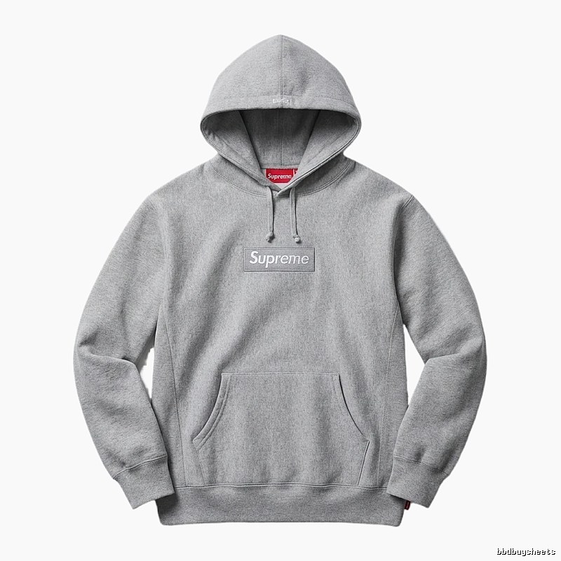 Supreme basic grey hoodie