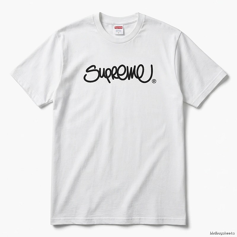 Supreme basic white T-shirt