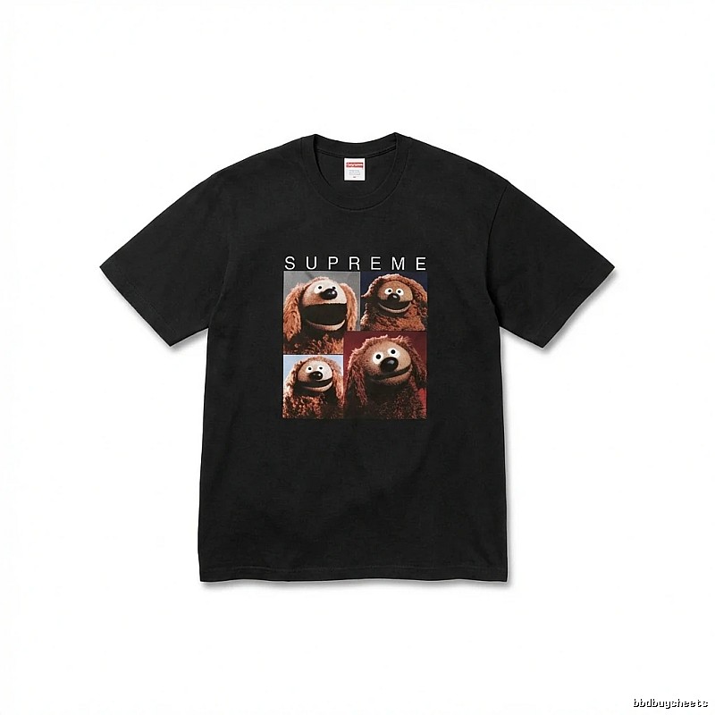 Supreme Cartoon Fun Black T-shirt