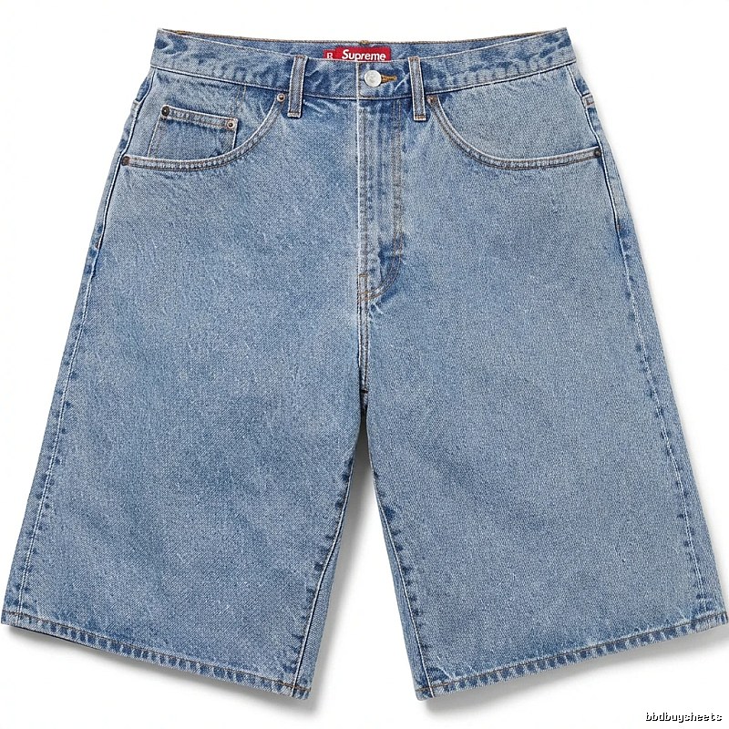 Supreme classic denim blue shorts