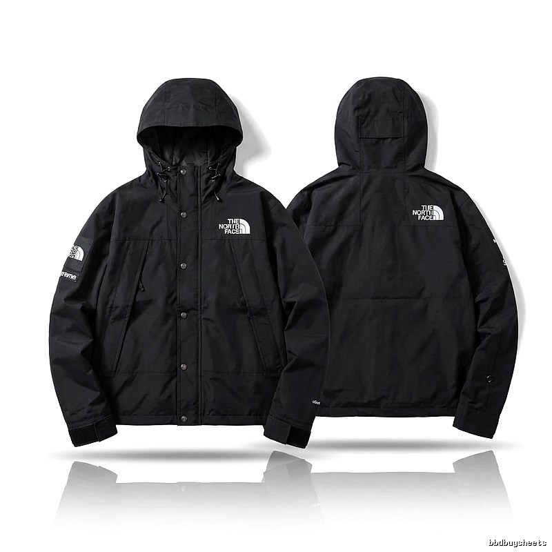 Supreme co-branded black windbreaker