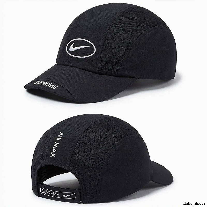 Supreme Co-branded Sporty Black Hat