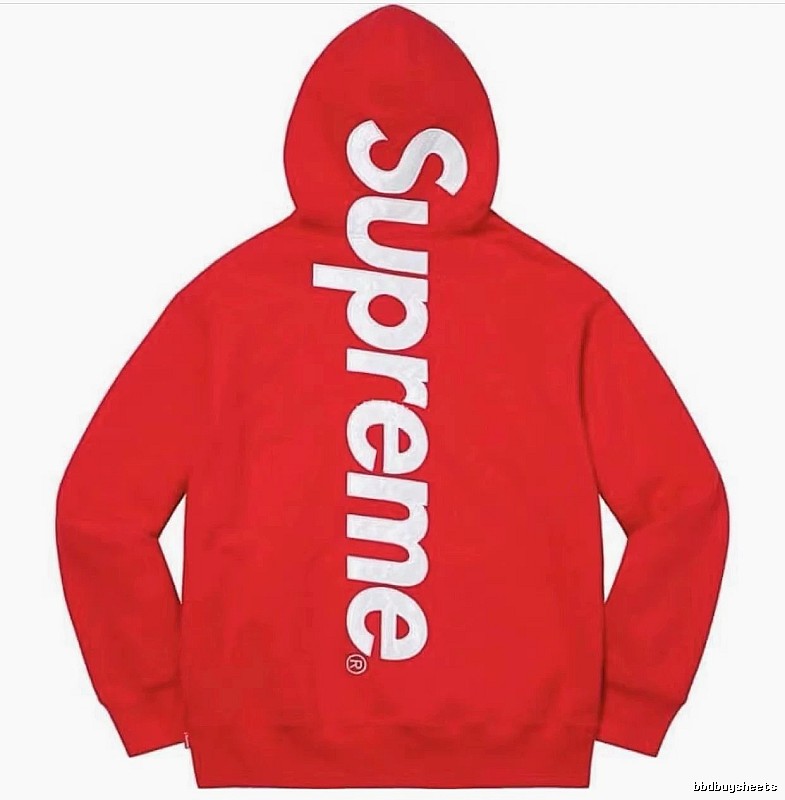 Supreme Compact Logo hoodie Gray Red Oversized for Smart Casual Looks