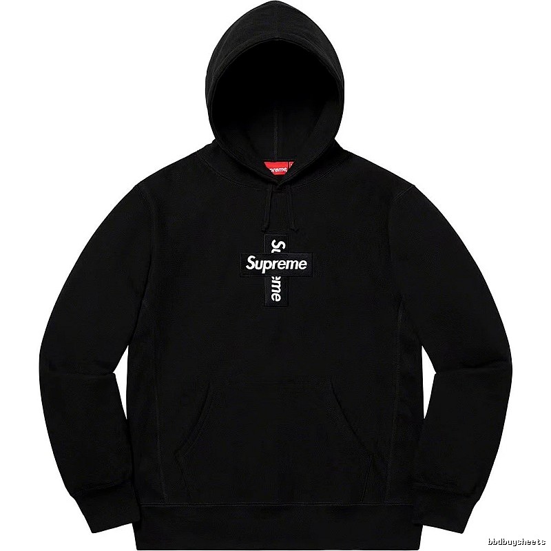 Supreme Lightweight Logo hoodie Gray Red Oversized for Trend Styling