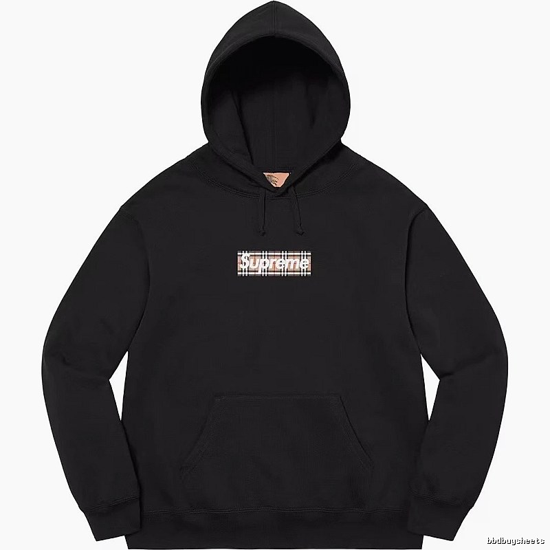 Supreme Monogram Logo hoodie Gray Red Oversized for Casual Outfits