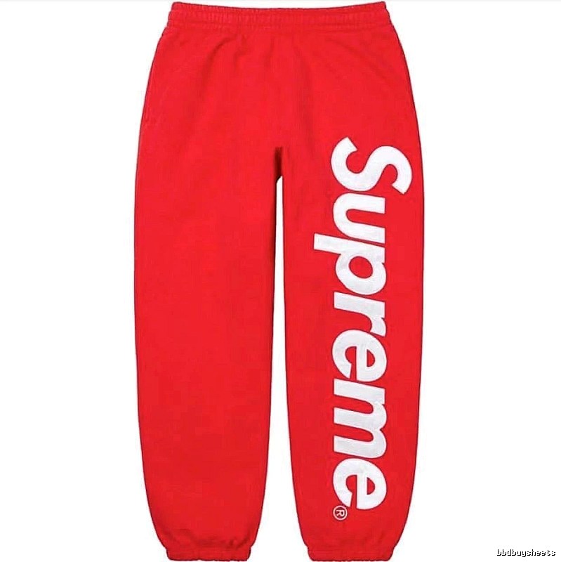 Supreme Summer Logo hoodie Gray Red Oversized with Bold Graphic