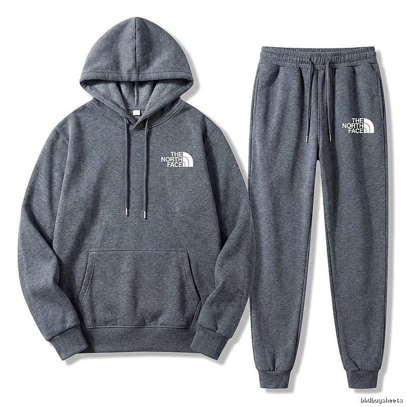 The North Face Simple Gray Sportswear Set