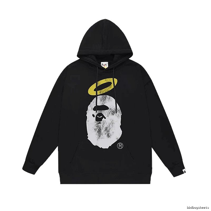The trendy style of Bape sweatshirt in black.