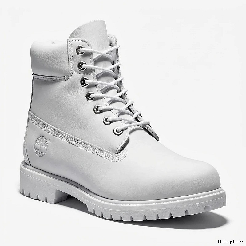 Timberland classic white work boots