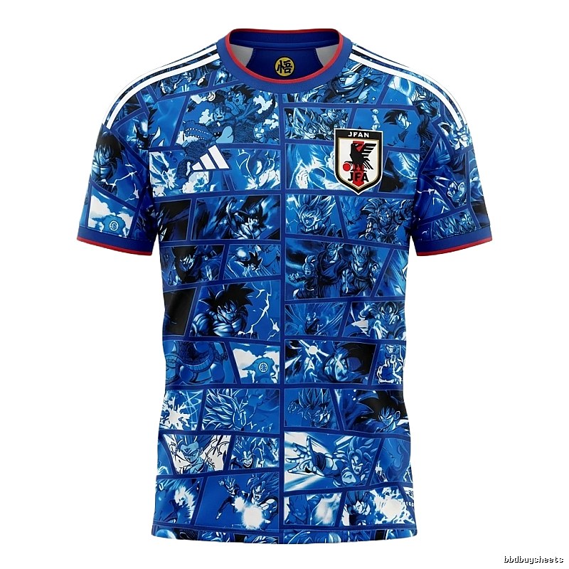 Tokyo Ghoul anime-style blue T-shirt
