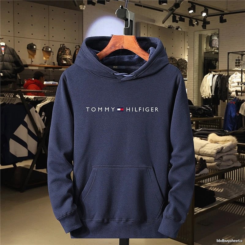 Tommy Hilfiger Logo Detail Logo hoodie White Tommy Hilfiger with Relaxed Feel