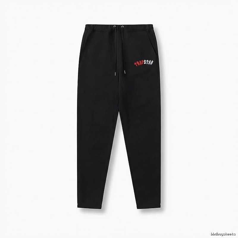 Trapstar minimalist style black sweatpants