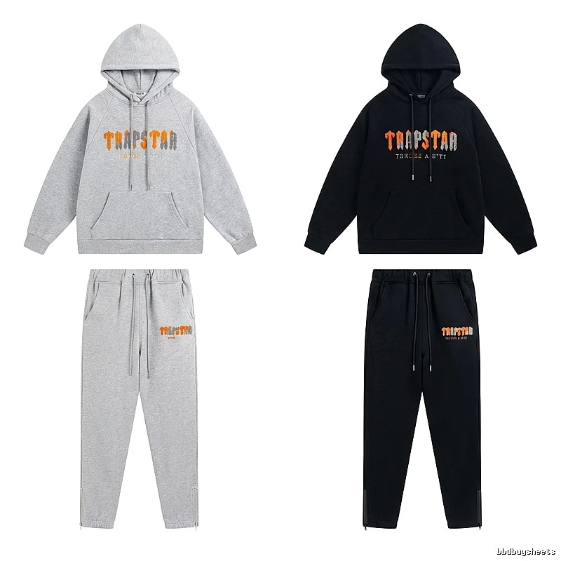 Trapstar Printed Streetwear Set (Grey/Black)