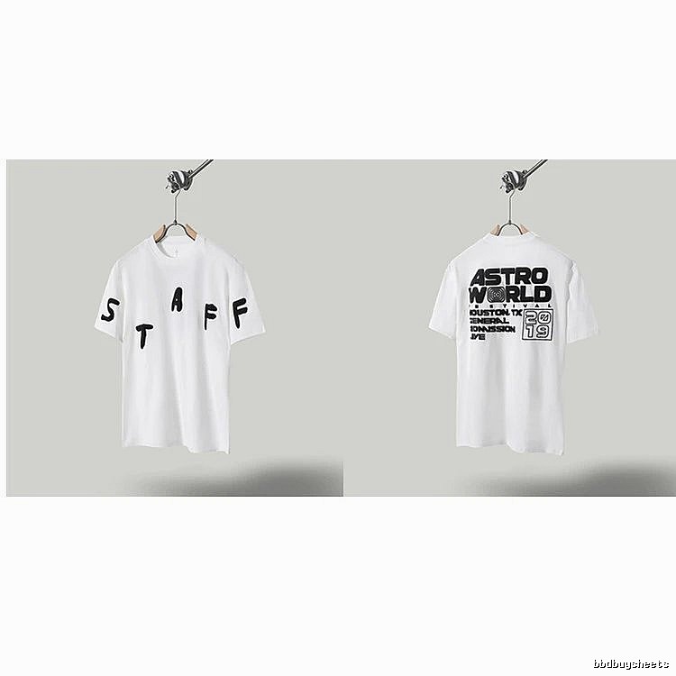 Travis Scott AstroWorld Street Style White T-Shirt