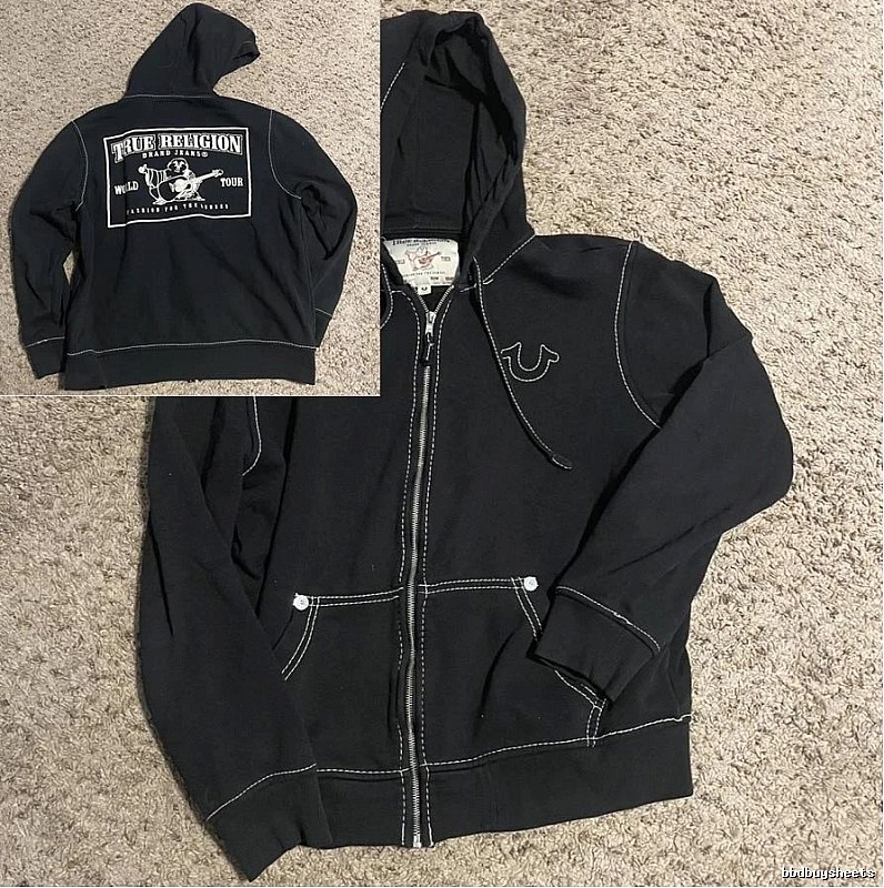 True Religion Classic Zip hoodie Black True Religion for Daily Styling