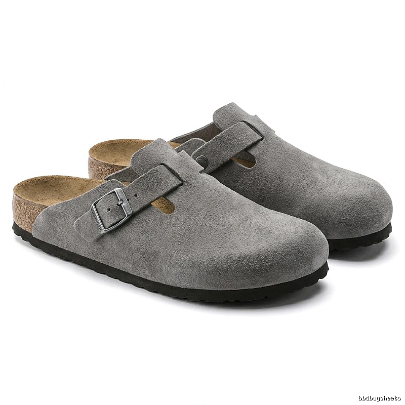 Vintage-style gray of BIRKENSTOCK shoes
