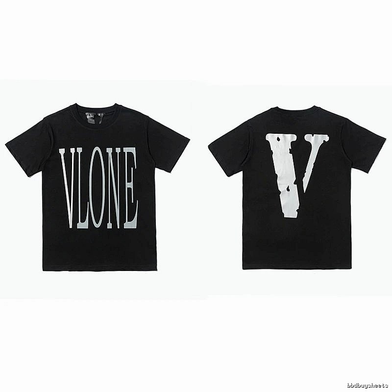 Vlone Compact Logo T-shirt Black Purple Vlone for Sport-Inspired Styling