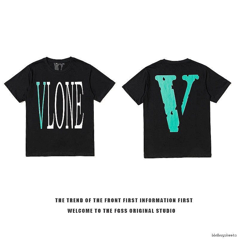 Vlone Lightweight Logo T-shirt Black Purple Vlone for Trend Styling